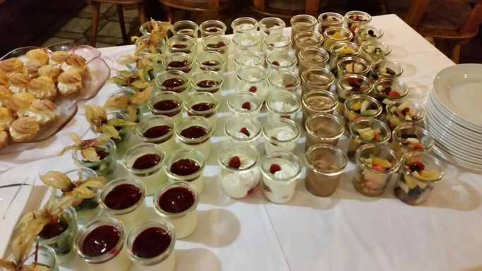 Verschiedene Nachtische