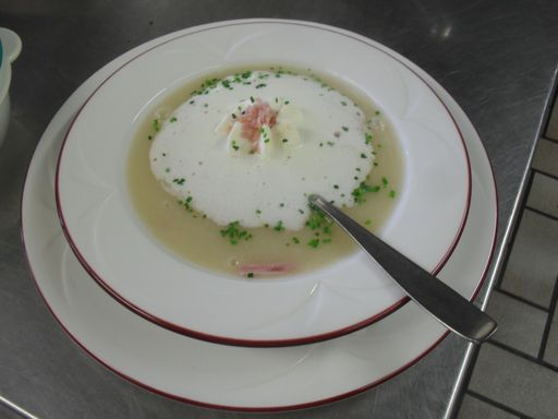 Lauchcremesuppe